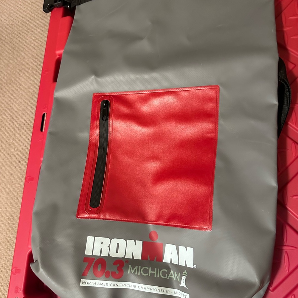 Iron Man Gray and Red Backpack